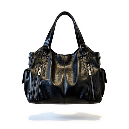 Women’s Fashion PU Leather Crossbody Bag – High-Quality Contrast Color Shoulder Handbag