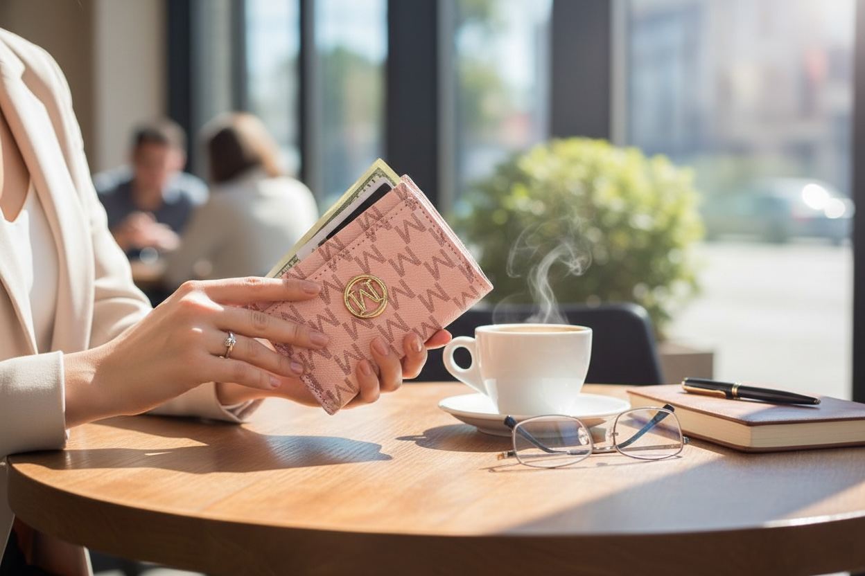 Women’s Premium PU Short Wallet with Multi Card Slots & Coin Pocket