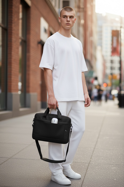 Laptop Sleeve Shoulder Bag – Fits 13"–17" MacBook, Dell, Asus & HP Notebooks