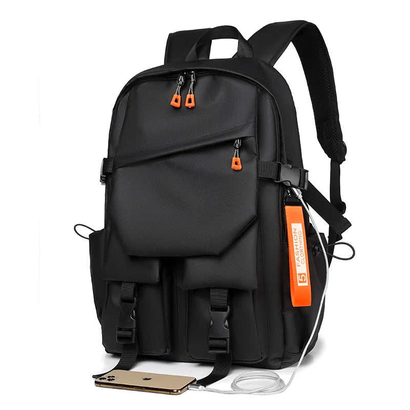 Men’s Luxury Waterproof 15.6" Laptop Backpack – Travel & School Bag