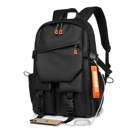 Men’s Luxury Waterproof 15.6" Laptop Backpack – Travel & School Bag