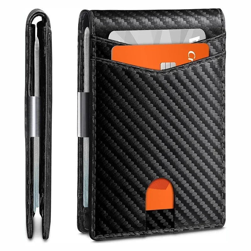 Men's Carbon Fiber BiFold Wallet