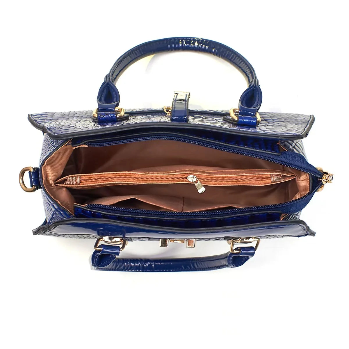 Women’s Luxury Crocodile Pattern Tote Bag