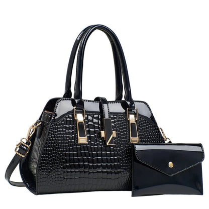 Women’s Luxury Crocodile Pattern Tote Bag