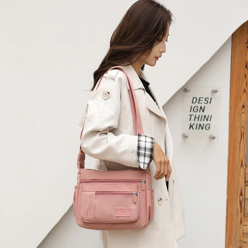 Stylish Nylon Crossbody Shoulder Bag for Women