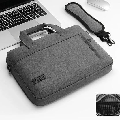 Laptop Sleeve Shoulder Bag – Fits 13"–17" MacBook, Dell, Asus & HP Notebooks