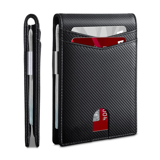 Men's Carbon Fiber BiFold Wallet